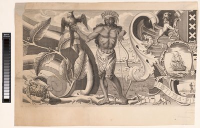 Partie de la carte du Suriname (partie gauche) - J.G. de la Croix