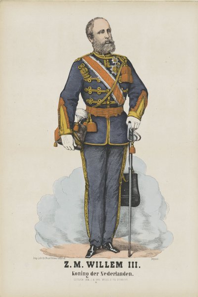 S.M. Guillaume III, Roi des Pays-Bas - J.H. van Wees (II)