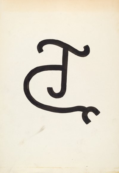 Marque de bétail, vers 1936 - J.Henry Marley