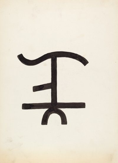 Marque de bétail, vers 1936 - J.Henry Marley
