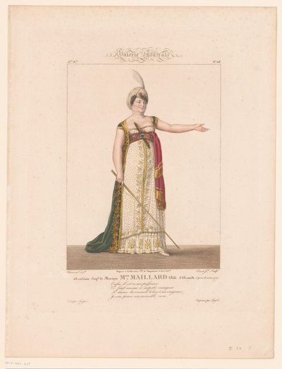 Portrait de Marie-Thérèse Davoux dans le rôle d