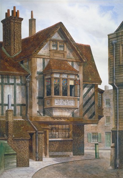 Maisons à Bishopsgate, Londres, 1860 - JL Stewart
