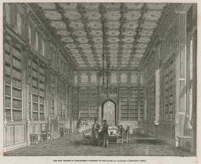 Les nouvelles Chambres du Parlement - la Bibliothèque de la Chambre des communes - J.L. Williams