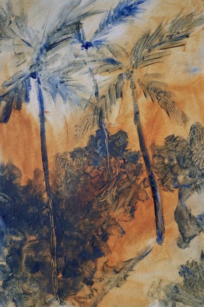Palmiers bleus tropicaux - JMF FINE ART