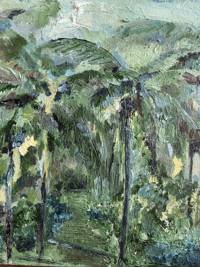 Sentier vert sinueux - JMF FINE ART