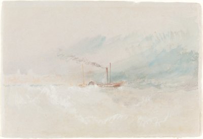 Un bateau postal au large de Douvres, vers 1836 - Joseph Mallord William Turner