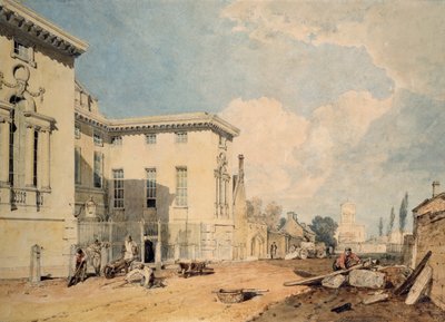 Vue du Worcester College, 1803-1804 - Joseph Mallord William Turner