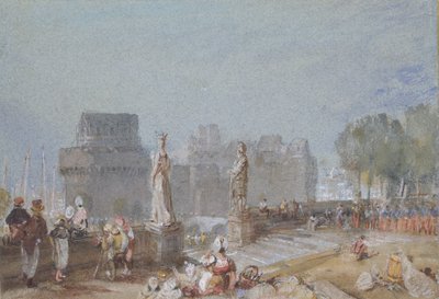 Château de Nantes, vers 1830 - Joseph Mallord William Turner