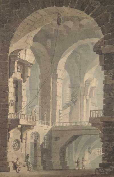 Prison sombre - Joseph Mallord William Turner