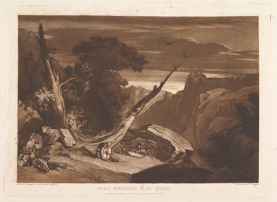 De la Reine des Fées de Spenser, Liber Studiorum, partie VII, planche 36, juin 1811 - Joseph Mallord William Turner