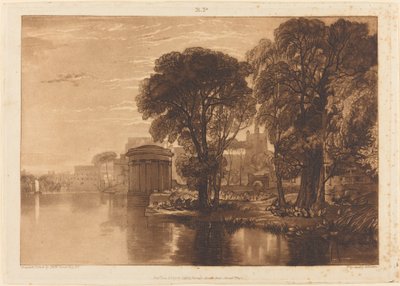 Isleworth, publié en 1819 - Joseph Mallord William Turner