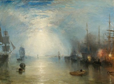 Les haleurs de charbon par clair de lune, 1835 - Joseph Mallord William Turner
