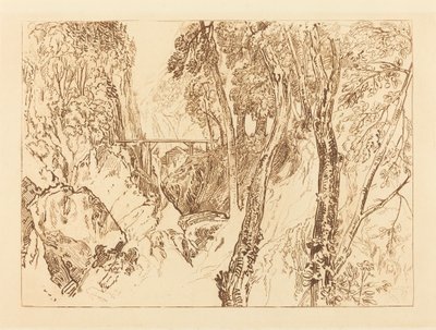 Moulin près de la Grande Chartreuse - Joseph Mallord William Turner