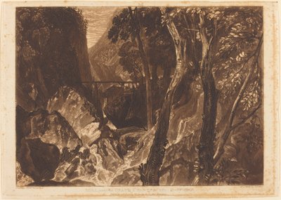 Moulin près de la Grande Chartreuse, publié en 1816 - Joseph Mallord William Turner