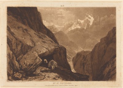 Mont Saint-Gothard, 1808 - Joseph Mallord William Turner