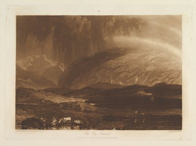 Tourbière, Écosse Liber Studiorum, partie IX, planche 45, 23 avril 1812 - Joseph Mallord William Turner