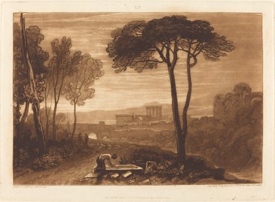 Scène dans la Campagne, publié en 1812 - Joseph Mallord William Turner