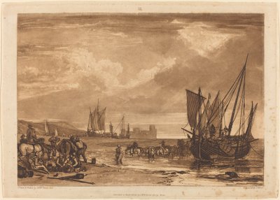 Scène sur la côte française, publié en 1807 - Joseph Mallord William Turner