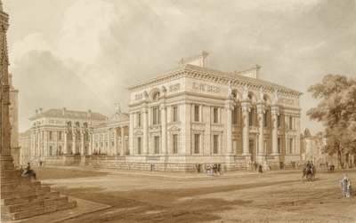 Vue sud-est du bâtiment Taylor et des galeries universitaires - Joseph Mallord William Turner