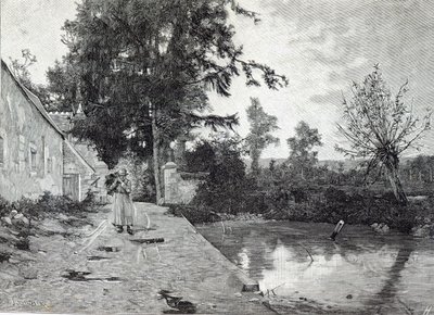 Après la pluie, tiré de Leisure Hour, 1888 - J.M. Barnsley