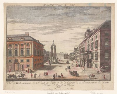 Vue sur le Hohe Markt à Vienne - J.M. Siccrist