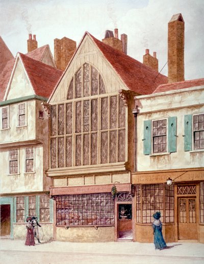 Vue de Trinity Hall, Aldersgate Street, Londres - JT Wilson