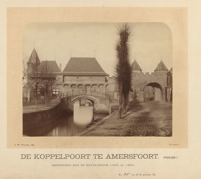 La Koppelpoort à Amersfoort (côté ville) - J.W. Wentzel