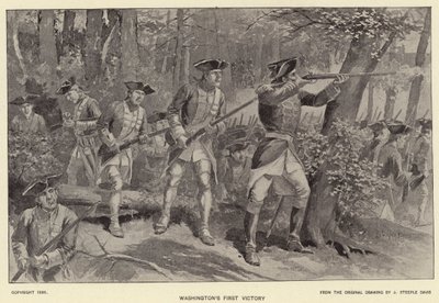 La première victoire de Washington - J. (after) Steeple Davis