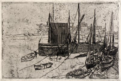 Bateaux à Port Erin--Isle of Man - J. Alden Weir