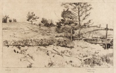 Paysage (croquis des champs) - J. Alden Weir