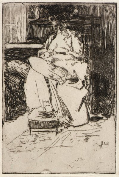Mère et enfant n° 1 - J. Alden Weir