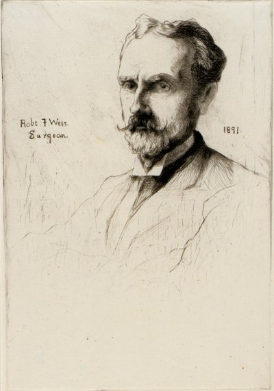 Portrait du Dr. Robert F. Weir - J. Alden Weir