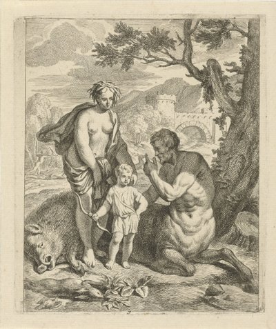 Achille instruit par Chiron (Scènes de la vie d