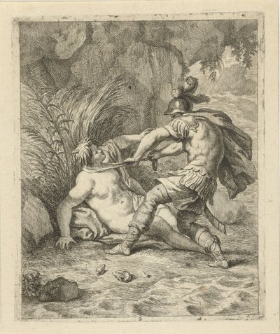 Pélée capturant Thétis (Scènes de la vie d