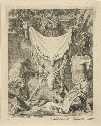 Page de titre pour une série de scènes de la vie d