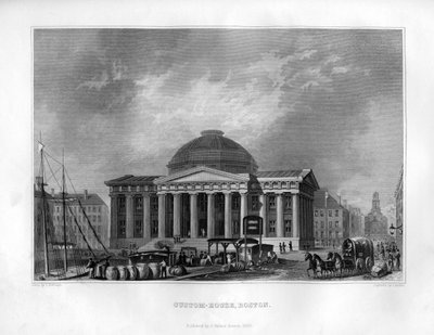 Douane, Boston, Massachusetts, 1855 - J. Archer