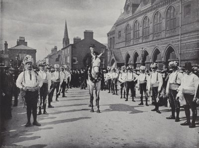 Festival du 1er mai de Knutsford, les danseurs de Morris - J. Benjamin Stone