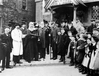 Serment sur les cornes à Highgate, 28 mars 1906 - J. Benjamin Stone