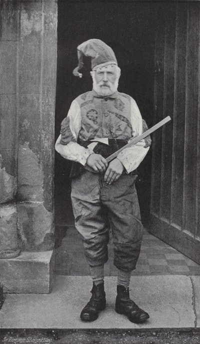 La danse des cornes, Abbots Bromley, le fou et Robin des Bois - J. Benjamin Stone