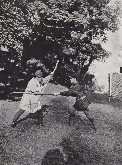 Le pageant de Sherborne, ville contre monastère - J. Benjamin Stone