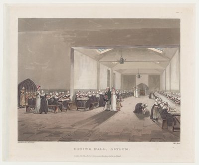 Salle à manger, Asile, 1er février 1808 - J. Bluck
