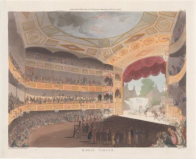 Cirque royal, 1er mai 1809 - J. Bluck