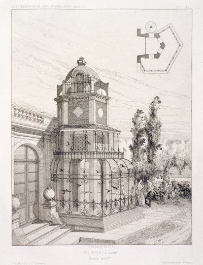 Volière pour oiseaux chanteurs, d