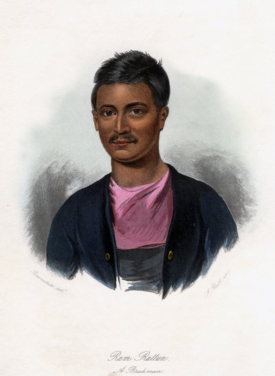 Ram Ruttun. Un Brahmane, vers 1840 - J. Bull