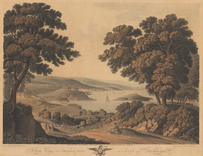 Georgetown et Federal City ou City of Washington - J. Cartwright after George Beck