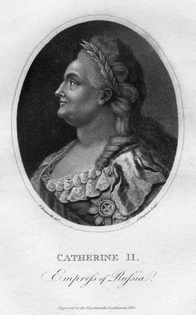 Catherine la Grande, impératrice de Russie, 1826 - J. Chapman