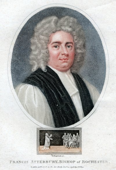 Francis Atterbury, homme de lettres, politicien et évêque anglais, 1798 - J. Chapman