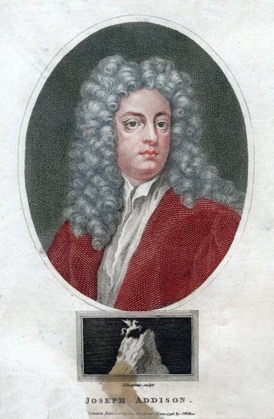 Joseph Addison, homme politique et écrivain anglais, 1796 - J. Chapman