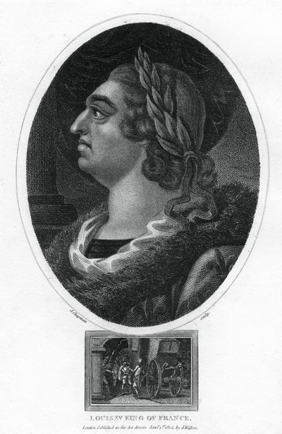 Louis XV, roi de France, 1805 - J. Chapman
