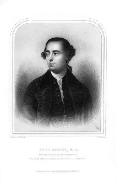 John Moore, médecin et écrivain écossais, 1870 - J. Cochran